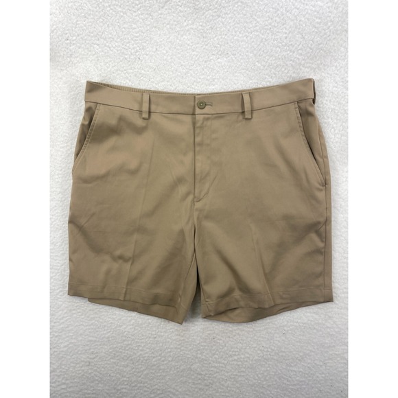 Under Armour Shorts Mens 38 Tan Golf Performance Work‎ Play - Picture 1 of 6